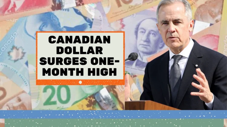 Canadian Dollar Surges One-Month High as US Dollar Slides and Market Eyes GDP Report